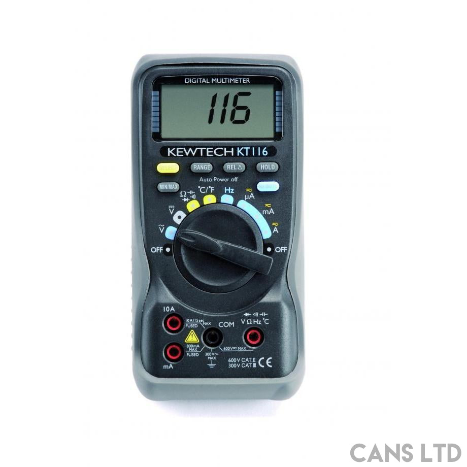 Kewtech KT116 Multimeter - CANS LTD