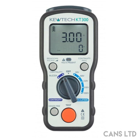 Kewtech KT300 Insulation / Continuity Tester - CANS LTD