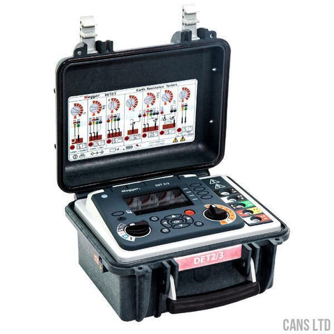 Megger DET2/3 High Resolution Earth Tester 100M Kit (LG1/1P) - CANS LTD