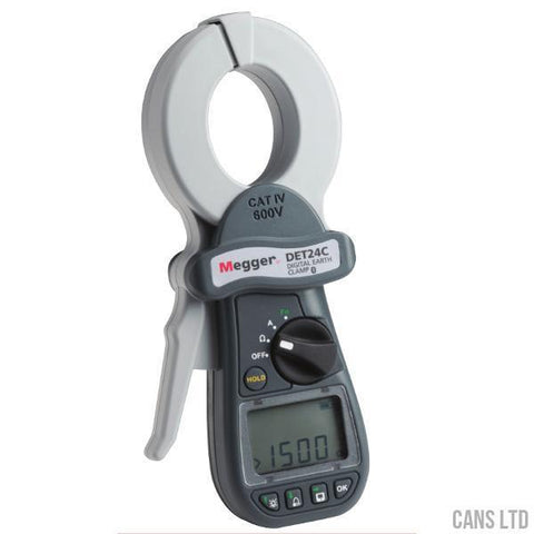 Megger DET24C Bluetooth Clamp-On Earth Tester - CANS LTD