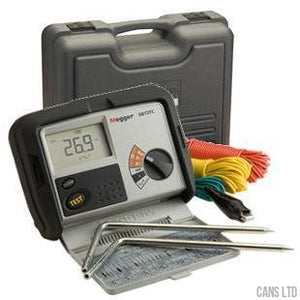 Megger DET3TC 2 & 3 Terminal Earth Tester Digital Display with Case and Kit ART Compatible - CANS LTD