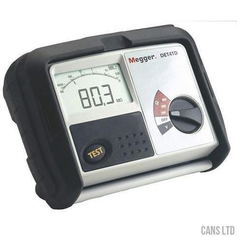 Megger DET4TD2 - 2 3 & 4 Terminal Earth Tester Digital Display with Case - CANS LTD