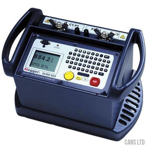 Megger DLRO600 Ducter Digital Low Resistance Ohmmeter - 600A - CANS LTD