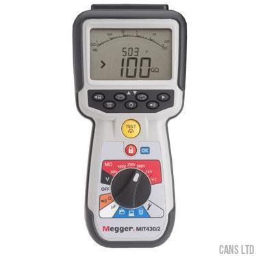 Megger MIT410/2 Industrial Maintenance Insulation and Continuity Tester - CANS LTD