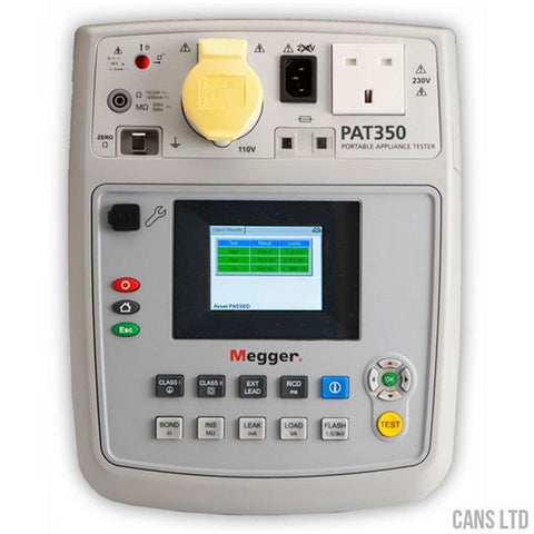 Megger PAT 350 PAT Tester - CANS LTD