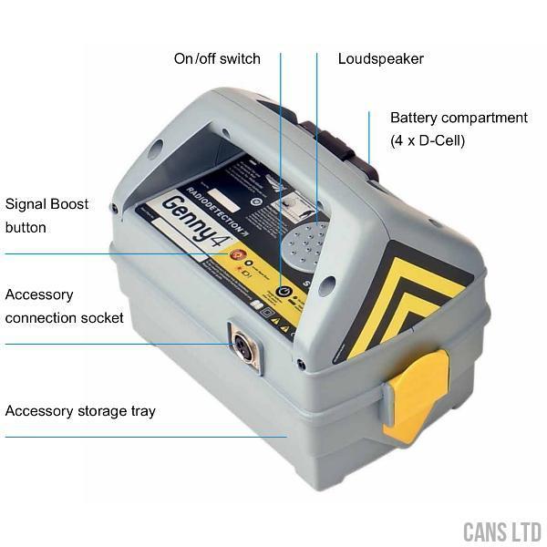 Radiodetection CAT4+ Cable Avoidance Tool (50Hz) with Metric Depth; StrikeAlert - CANS LTD