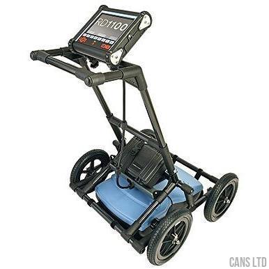 Radiodetection RD1100 Ground Penetrating Radar with Large Wheel Set; Mains Lead - CANS LTD